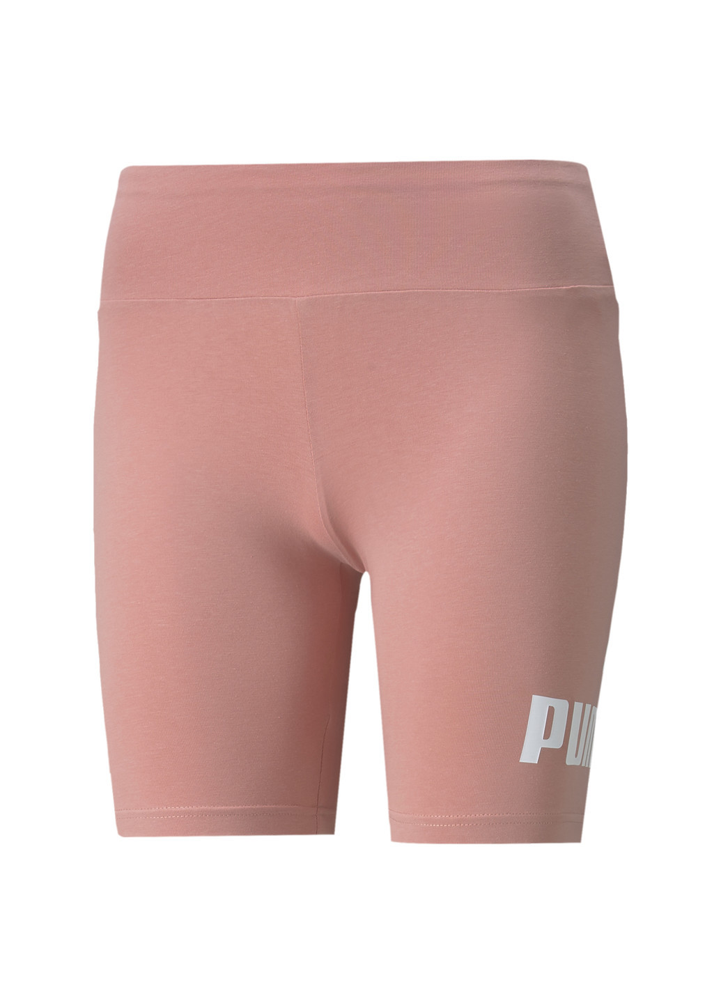 Розовые демисезонные леггинсы essentials logo women's short leggings Puma