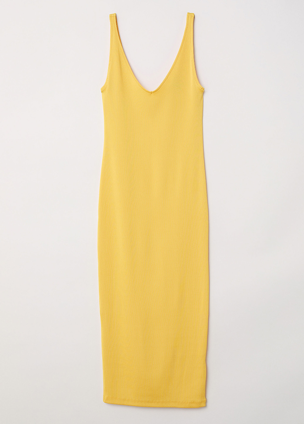 Желтое кэжуал платье H&M