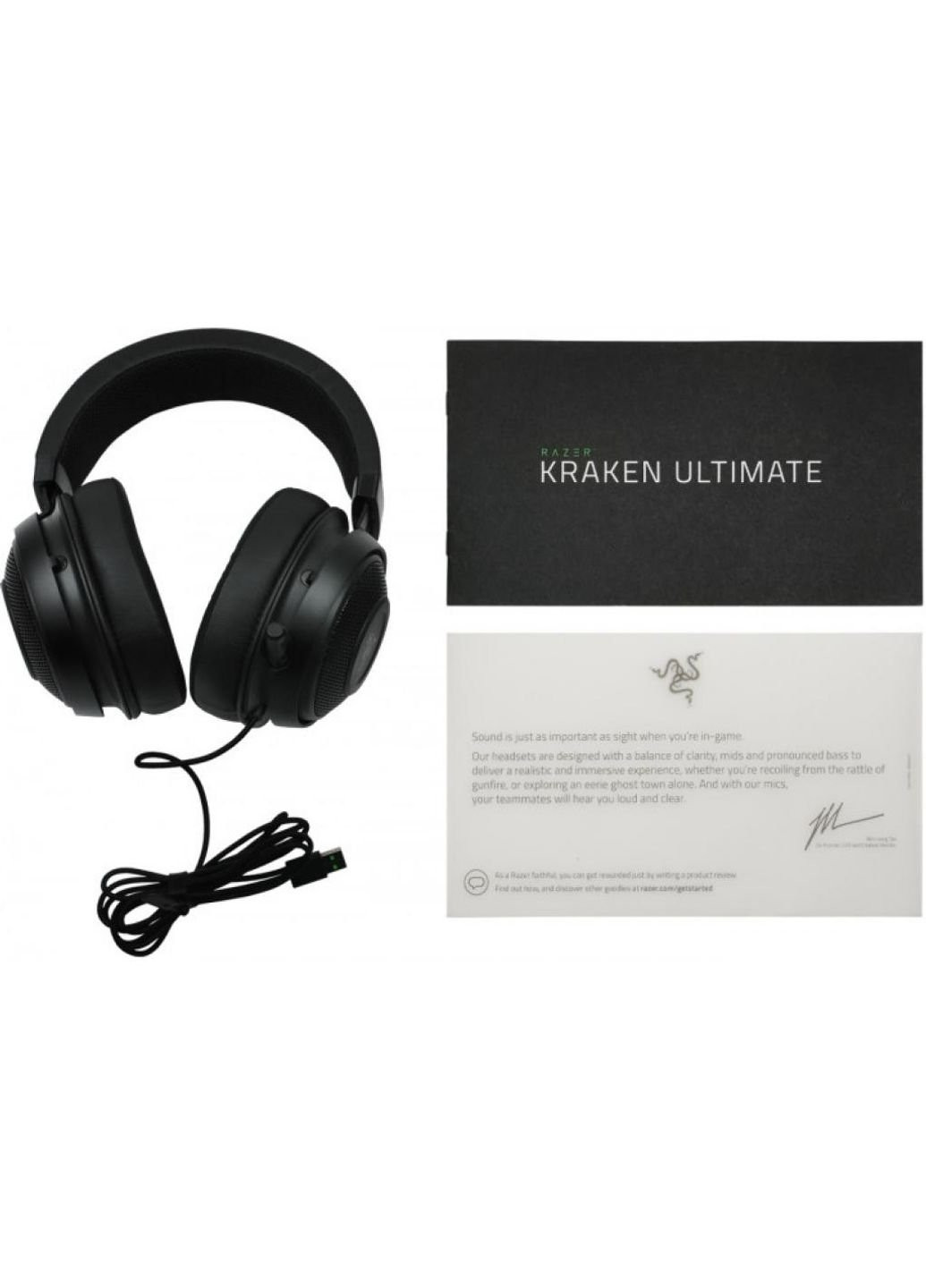 Наушники (RZ04-03180100-R3M1) Razer Kraken Ultimate Black (250309564)
