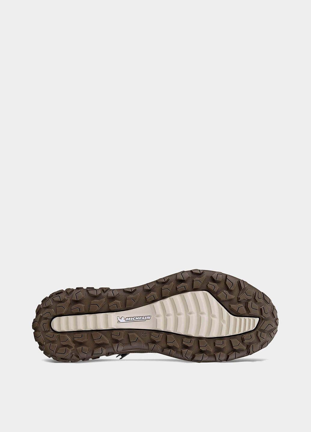 Зимние ботинки Ecco с логотипом из натурального нубука, тканевые