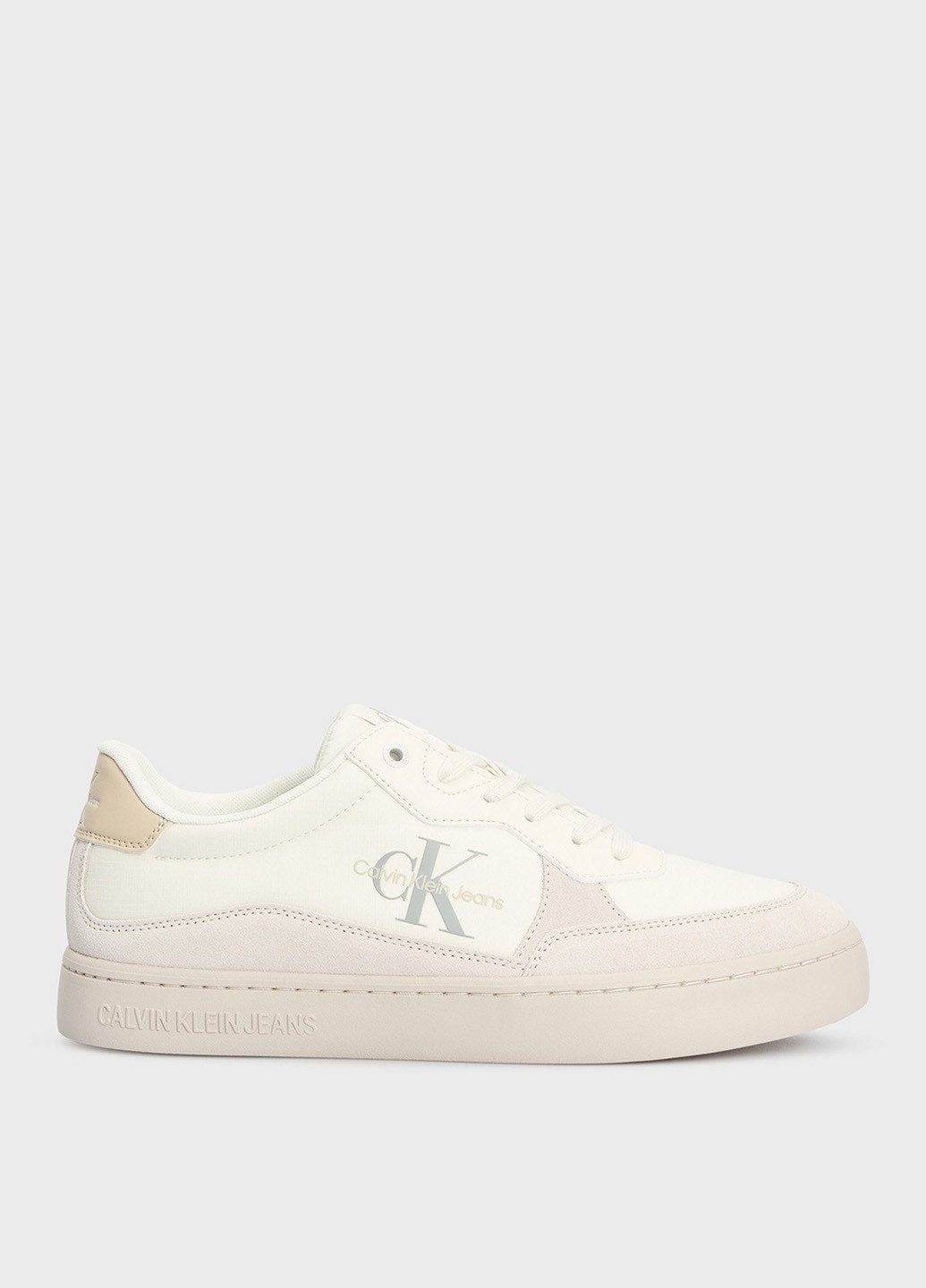 Светло-бежевые всесезонные кроссовки Calvin Klein Jeans
