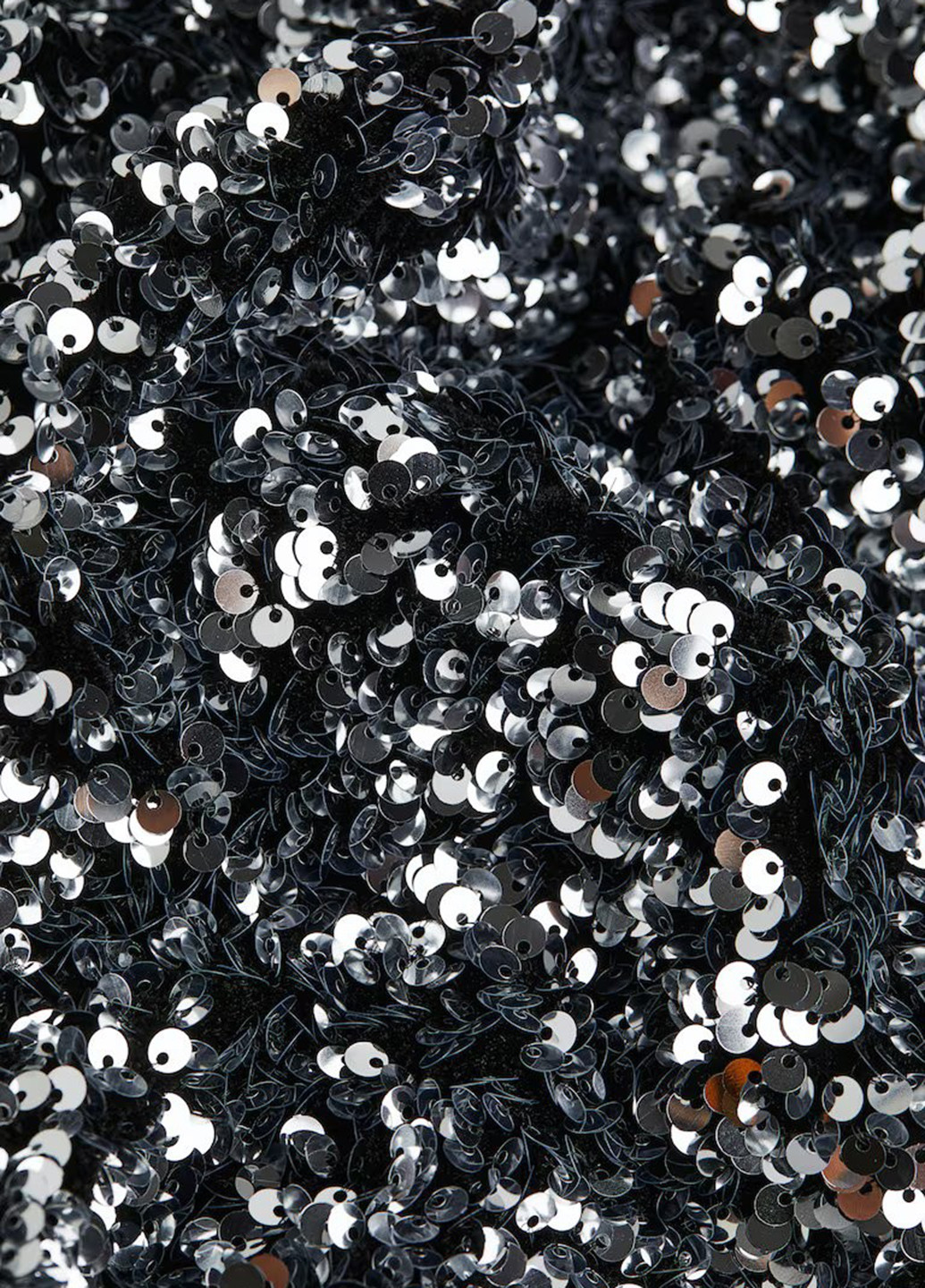 Серебристое коктейльное платье H&M однотонное