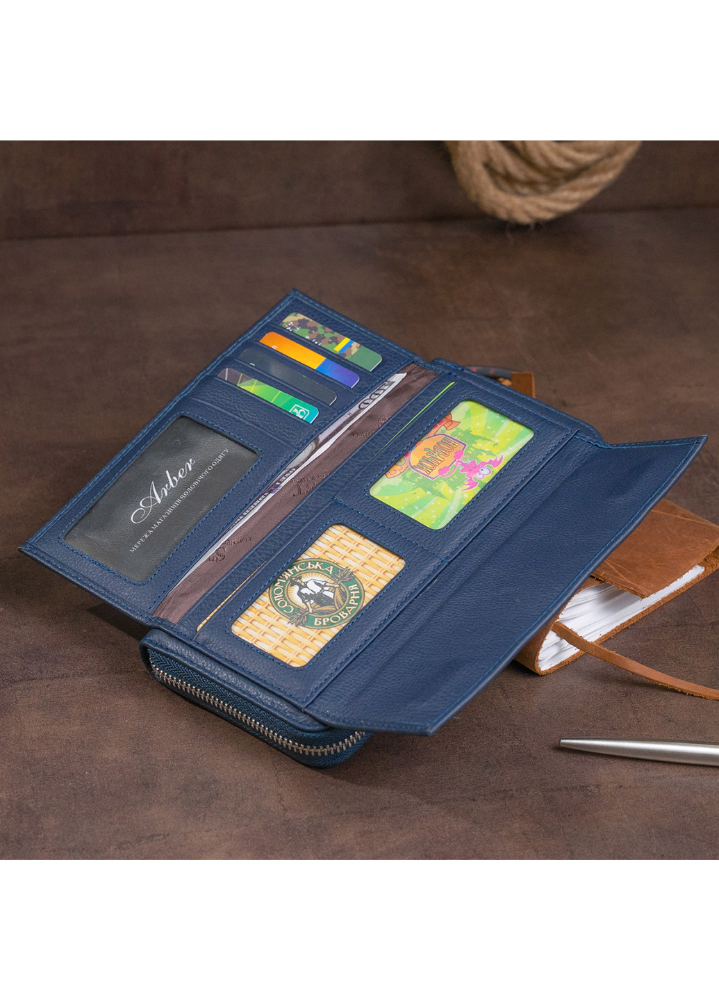 Жіночий шкіряний гаманець 20х10х2 см st leather (229461411)