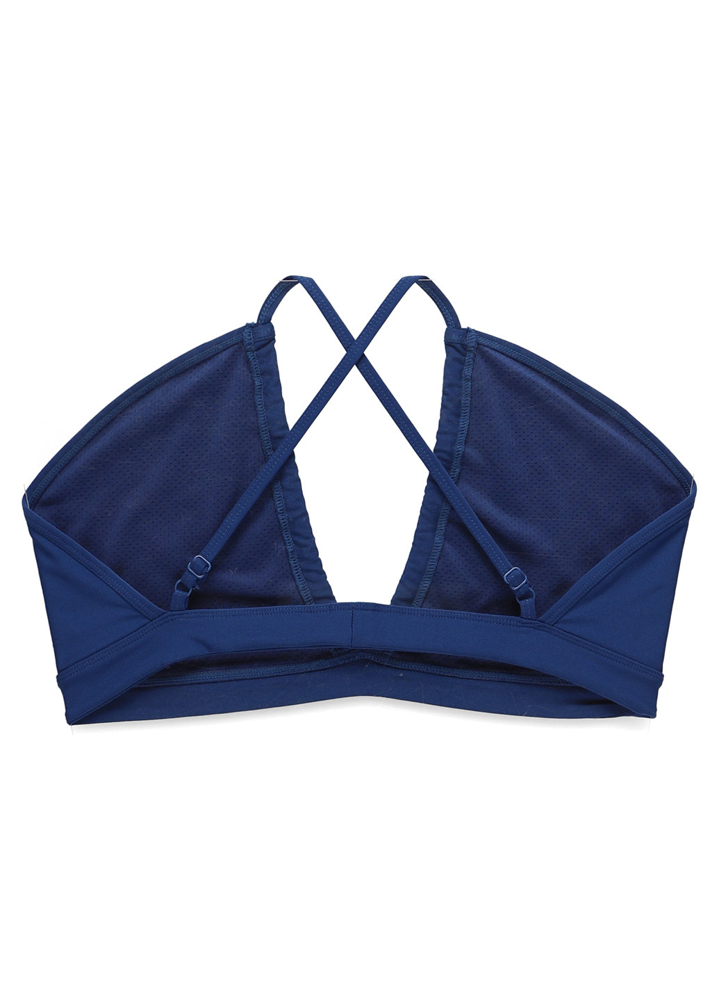 Темно-синій топ бюстгальтер PrettyLittleThing без кісточок поліестер