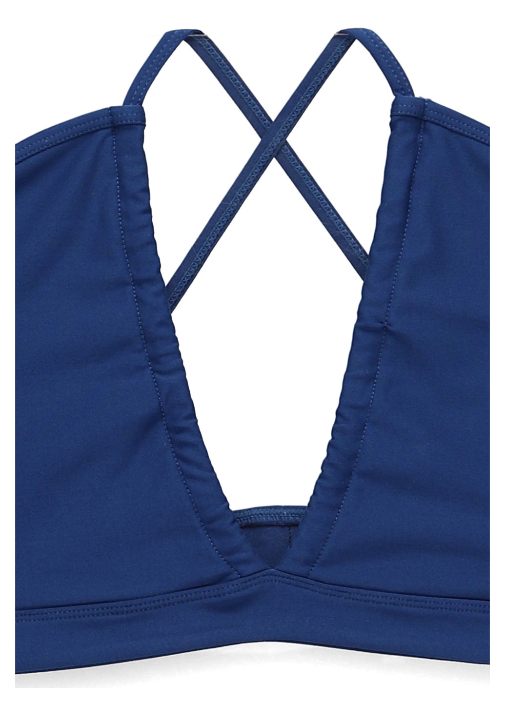 Темно-синій топ бюстгальтер PrettyLittleThing без кісточок поліестер