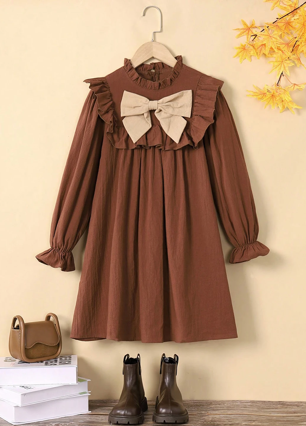 Коричнева сукня SHEIN (325115152)