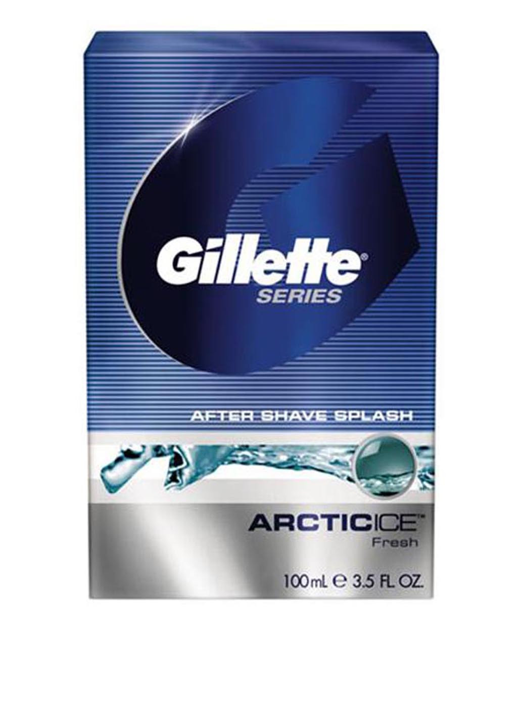 Лосьон после бритья "Бодрящий" Series Arctic Ice After Shave Splash Bold, 100 мл Gillette (69674438)