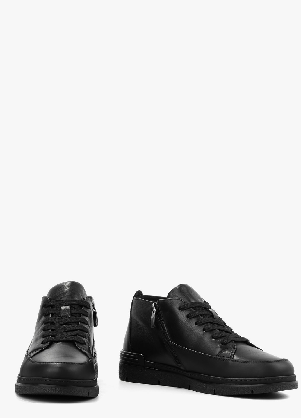 Черные зимние ботинки Le'BERDES