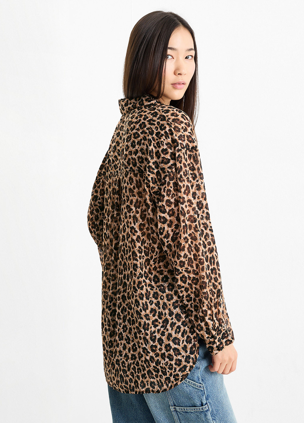 Світло-коричнева блуза C&A