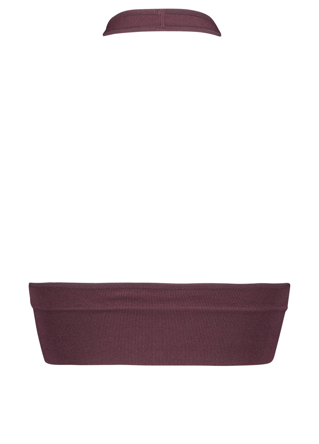 Бордовий топ бюстгальтер Hunkemoller без кісточок поліамід