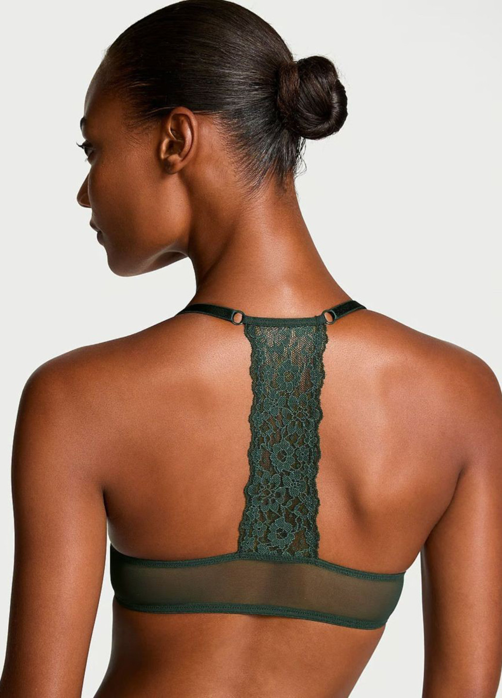 Зеленый демисезонный комплект (бюстгальтер, трусики) Victoria's Secret