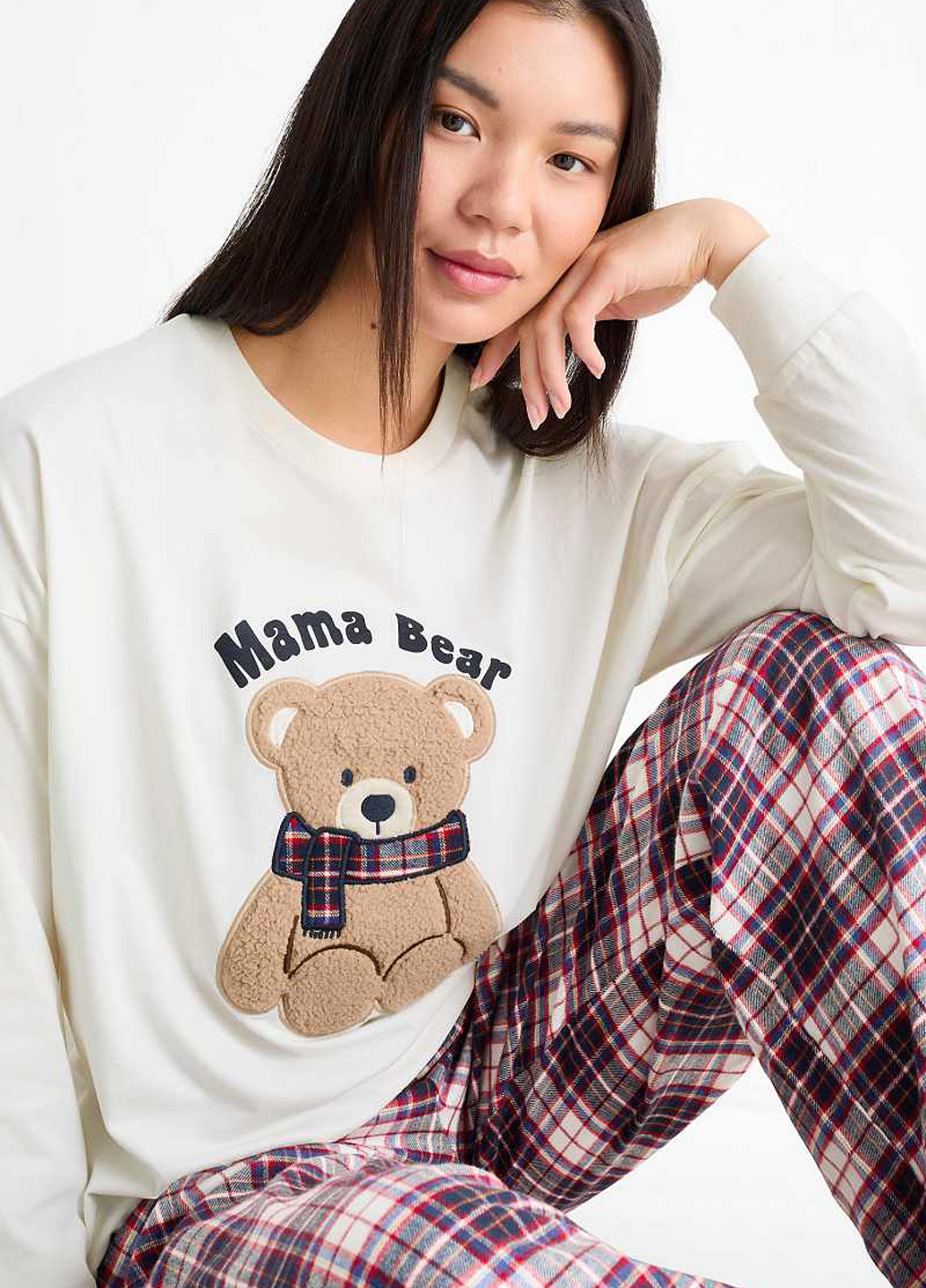 Комбинированная всесезон пижама (лонгслив, брюки) лонгслив + брюки C&A