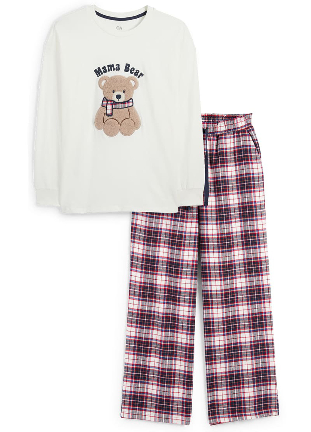 Комбинированная всесезон пижама (лонгслив, брюки) лонгслив + брюки C&A