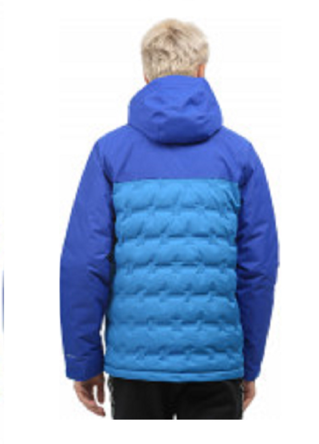 Голубая зимняя куртка пуховая grand trek™ down jacket Columbia