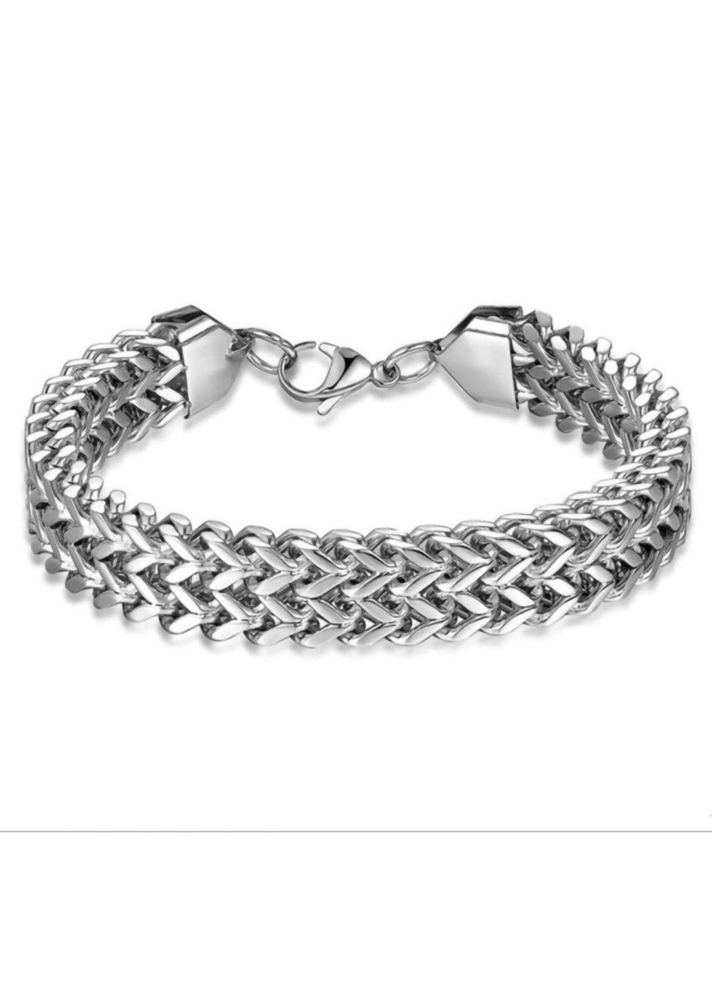 Брутальный мужской браслет уникального плетения из ювелирной стали 18см No Brand (254398551)