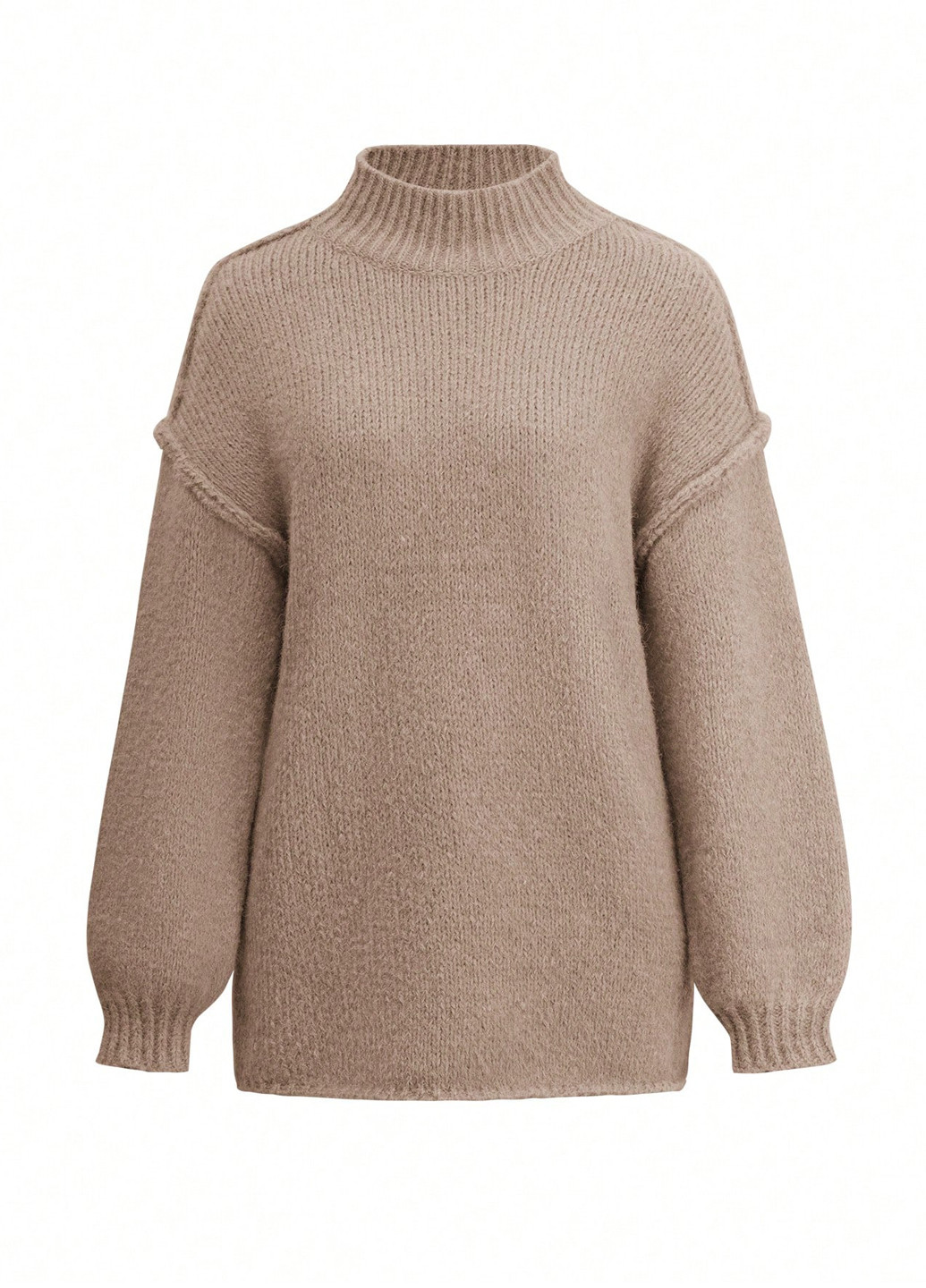 Бежевый демисезонный свитер SHEIN