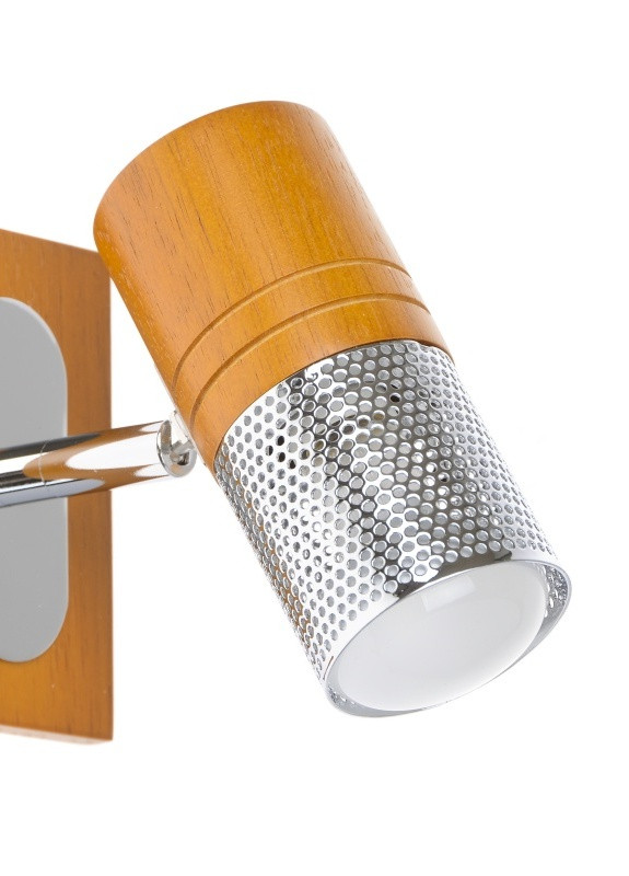 Світильник настінний накладний спот дерев'яний HTL-120/1E E14 Brille (253893630)