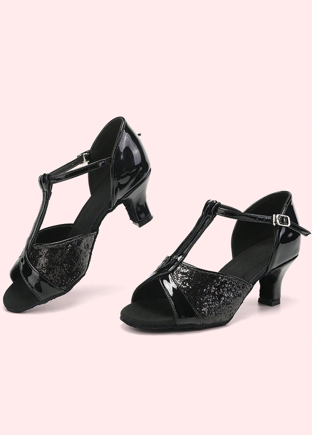 SHEIN Туфлі чорний з текстиль, китай — демісезон (342964762)