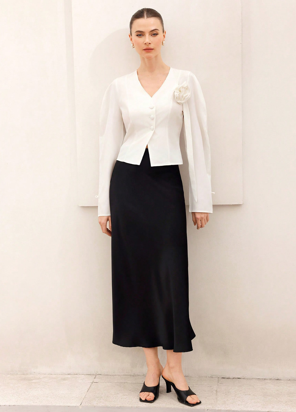 Біла блуза SHEIN