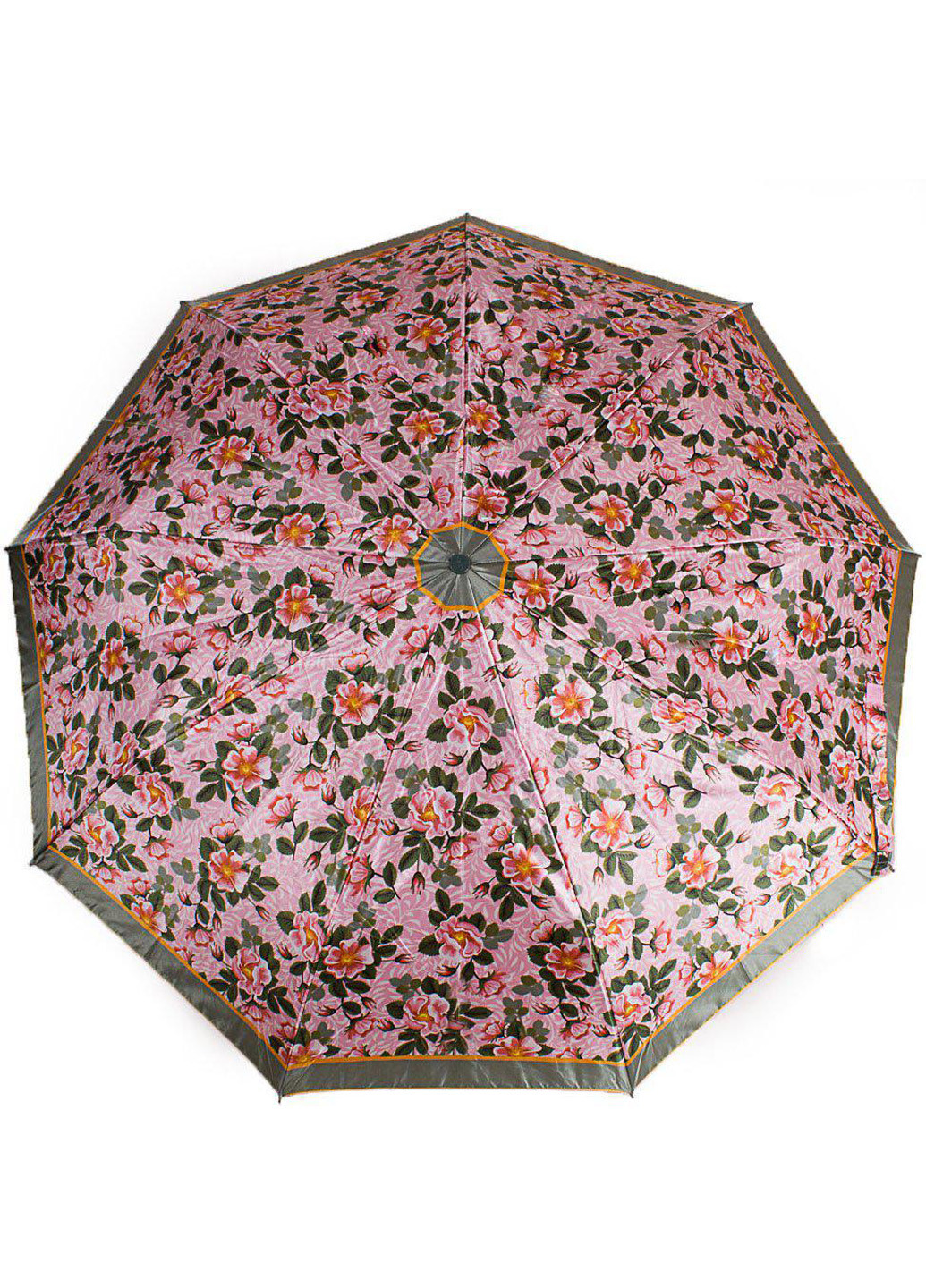 Рожева жіночий складаний парасолька повний автомат 102 см Airton (194318067)