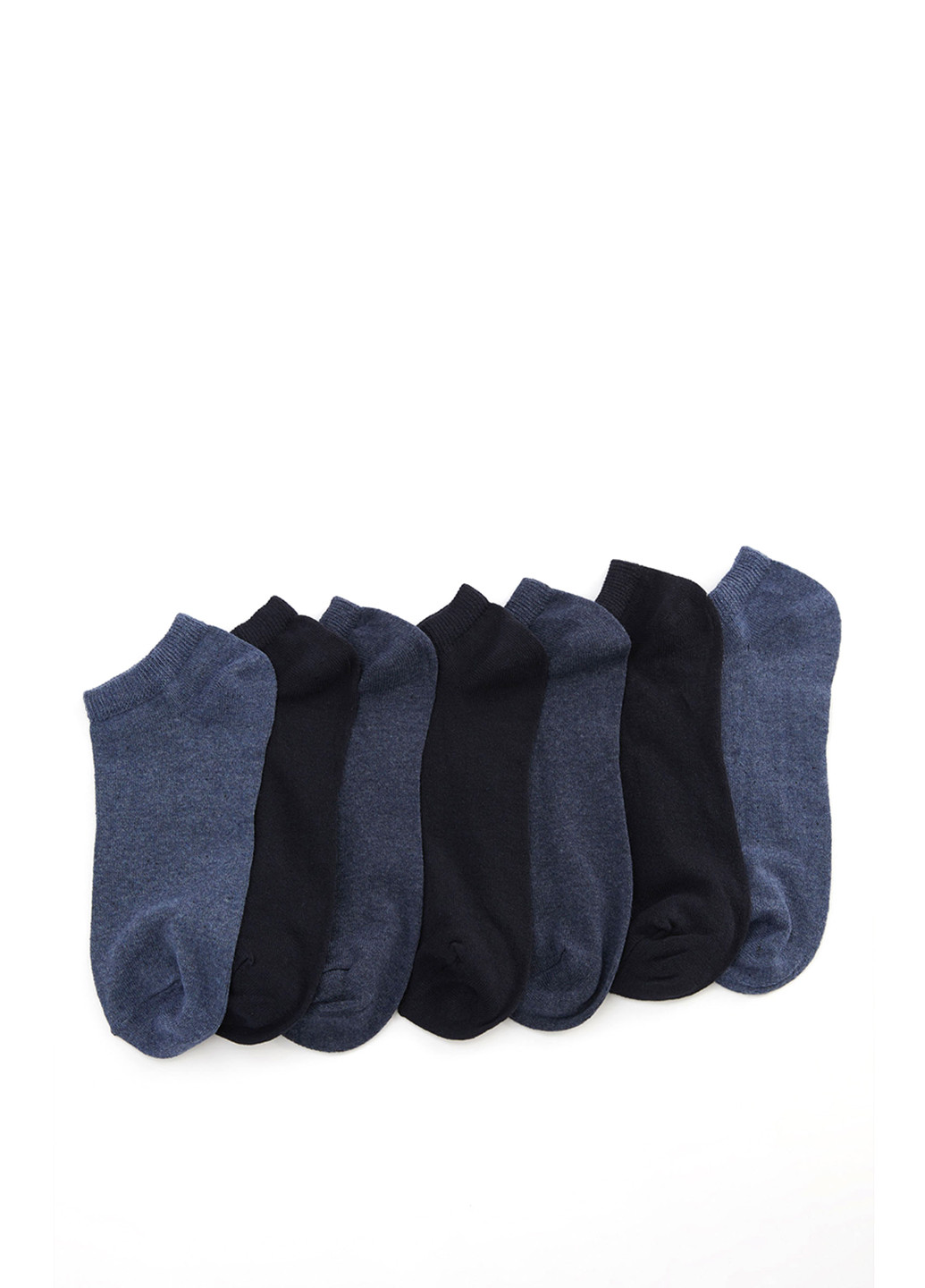 Носки(7шт) DeFacto без уплотненного носка тёмно-синие повседневные