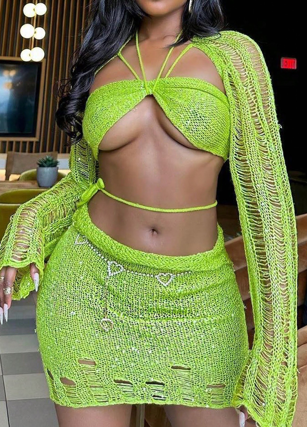 Костюм (топ, юбка) SHEIN (330817611)