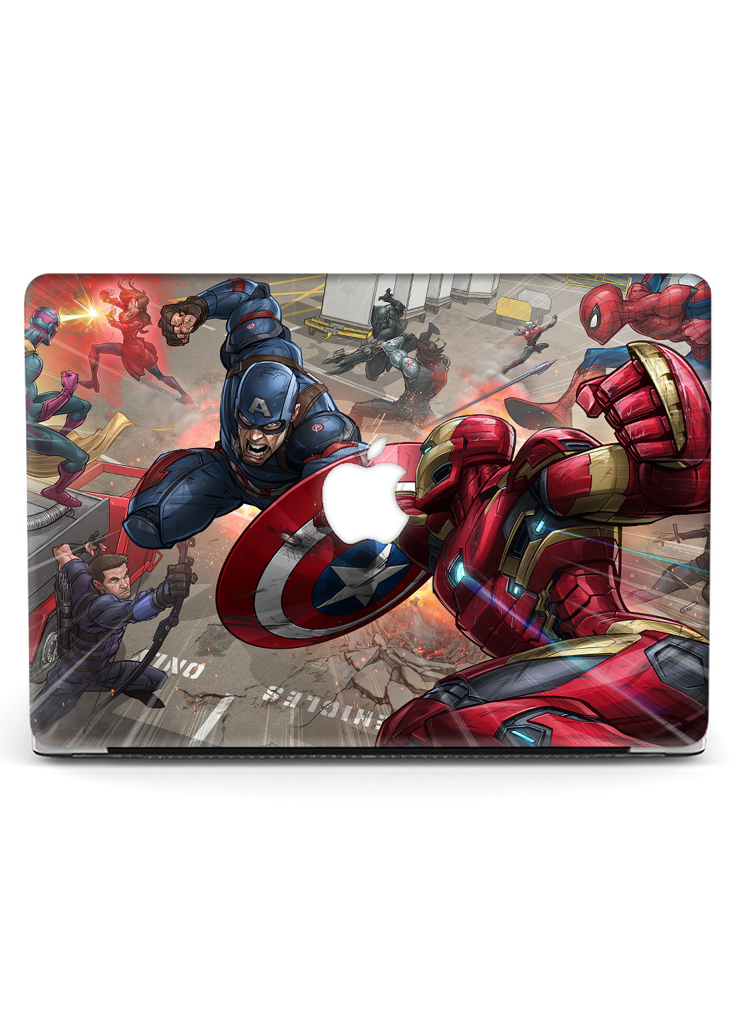 Чохол пластиковий для Apple MacBook 12 A1534 / A1931 Марвел (Marvel) (3365-1694) MobiPrint (218506017)