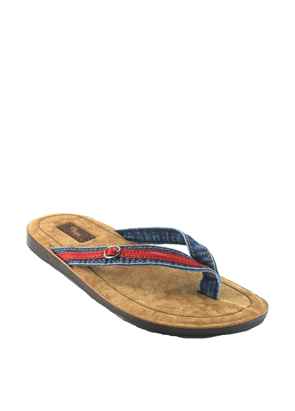 Синие джинсовые вьетнамки No Brand