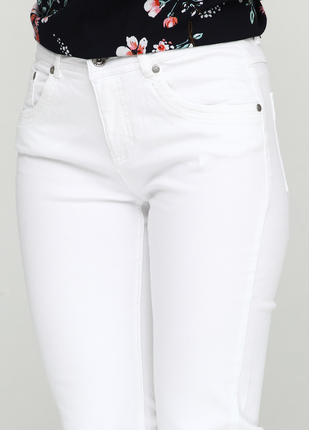Джинси Jensen однотонні білі джинсові