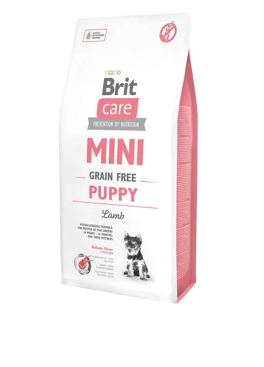 Сухой корм Care Mini Grain Free Puppy для щенков миниатюрных пород, 7 кг Brit Care (136945950)