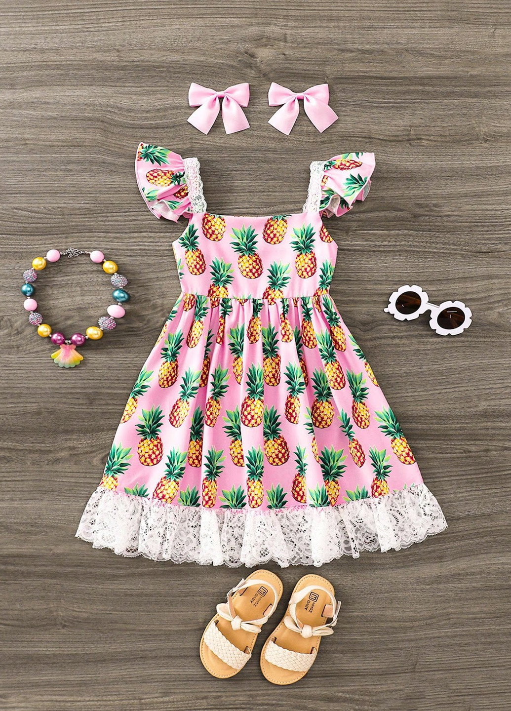 Комбинированное платье SHEIN (323127039)