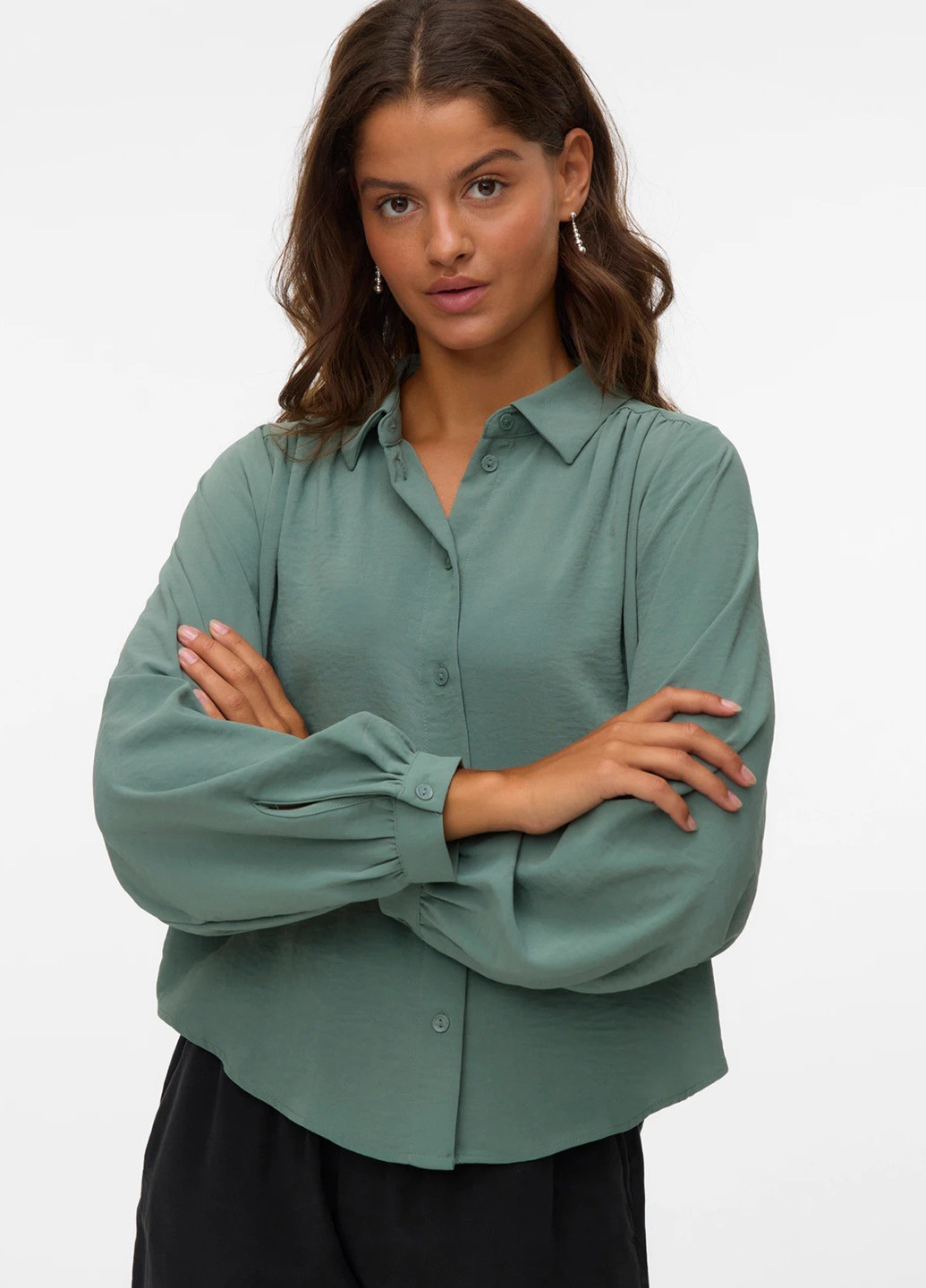 Фисташковая блуза Vero Moda