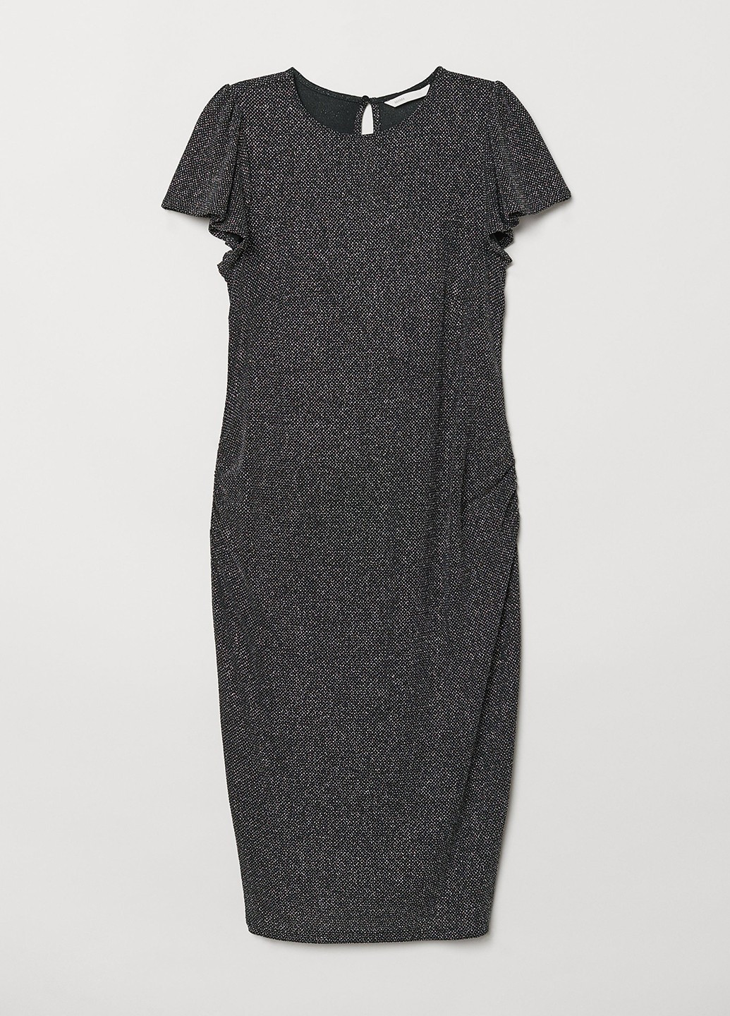 Черное кэжуал платье для беременных футляр H&M