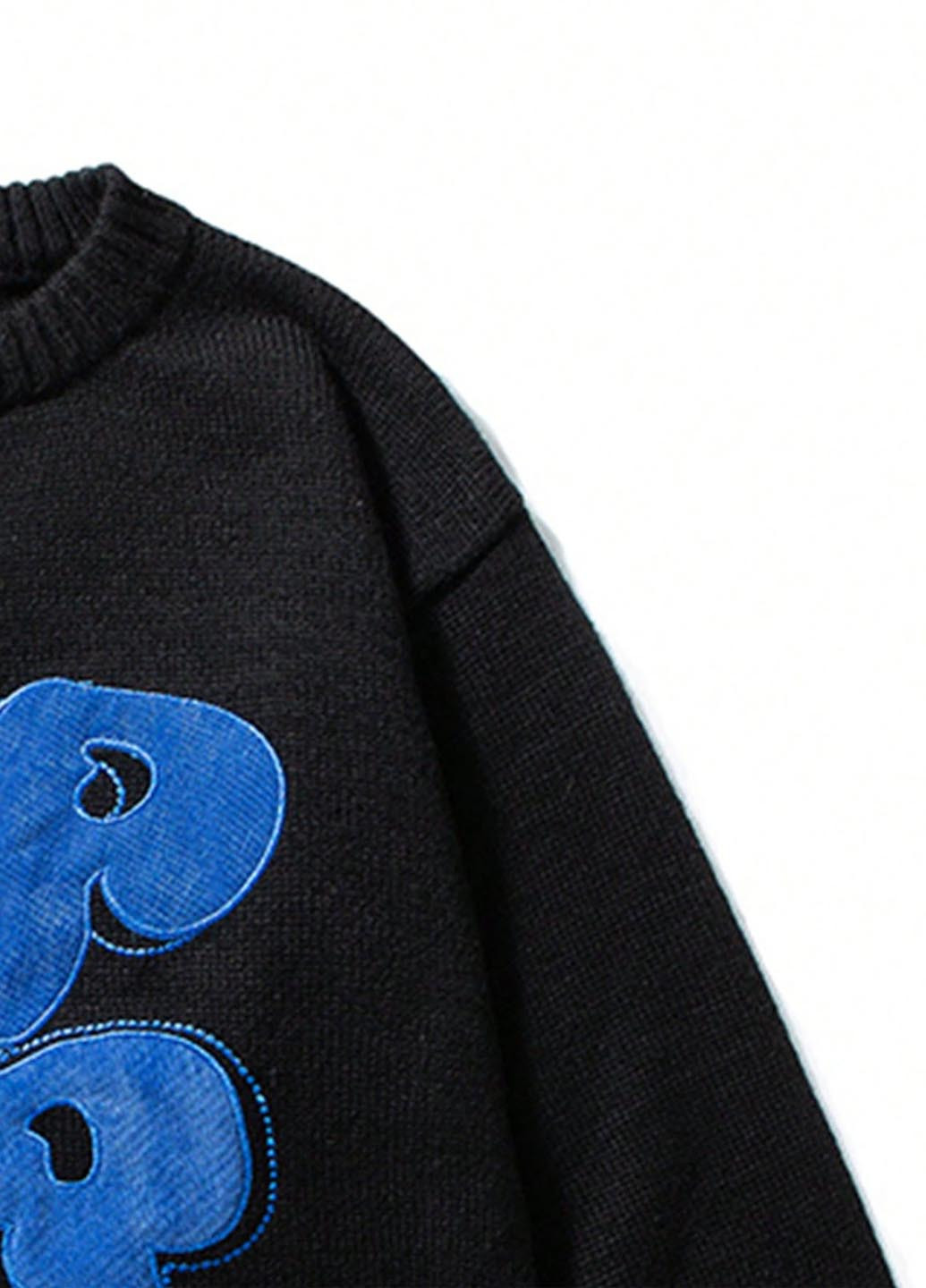 Чорний демісезонний джемпер джемпер SHEIN