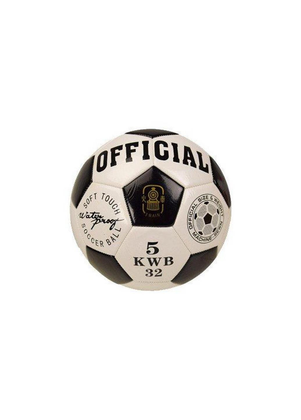 Мяч футбольный B26114 21,8 см 230 г. (Черный) Metr+ (238105136)