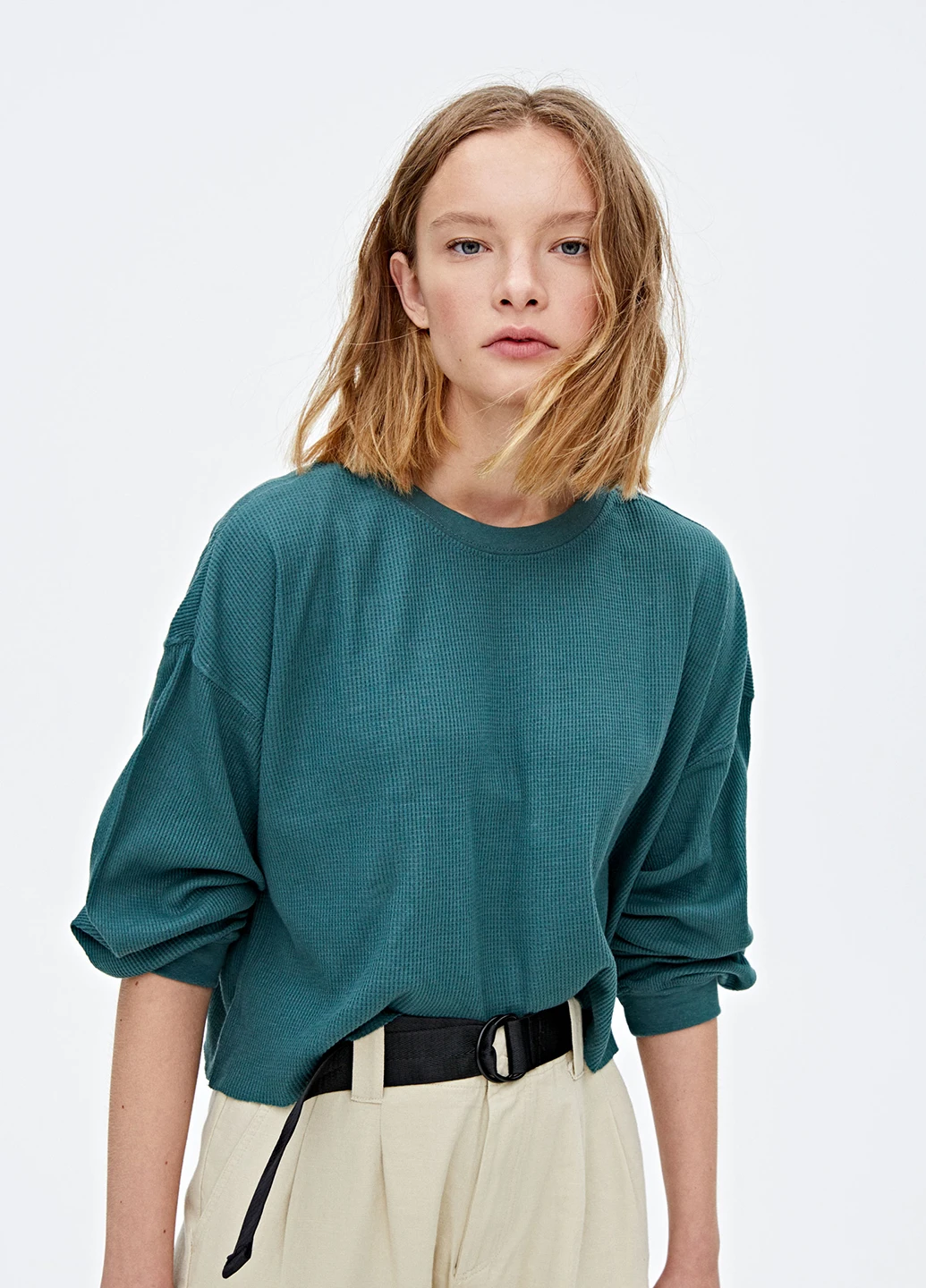 Зеленый демисезонный джемпер джемпер Pull & Bear