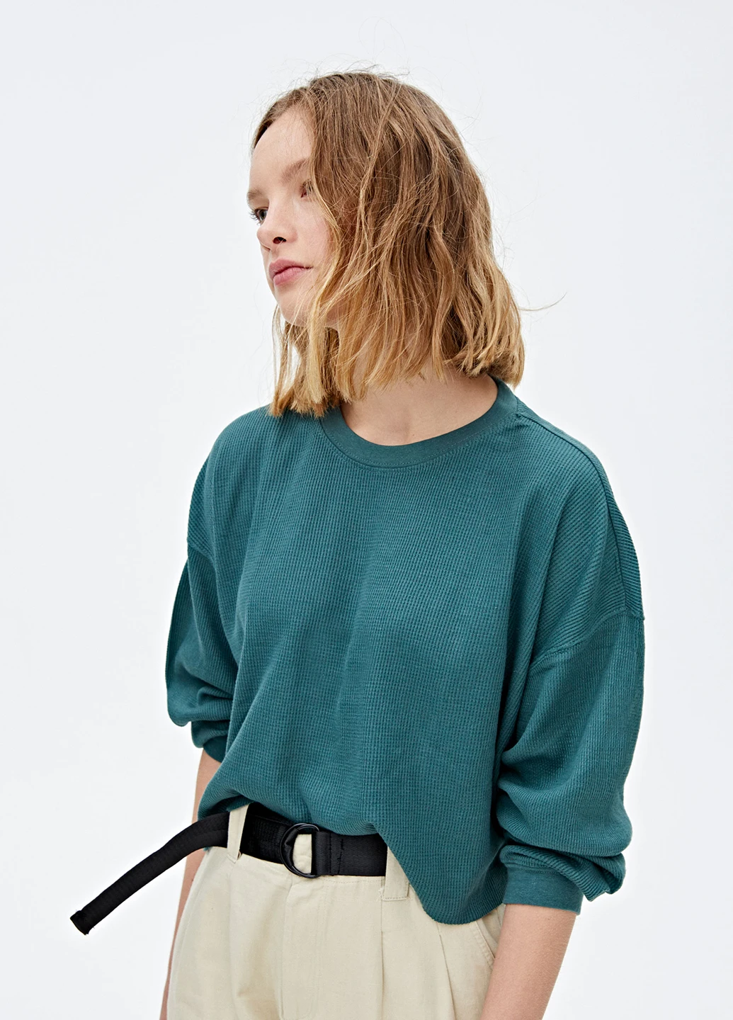 Зеленый демисезонный джемпер джемпер Pull & Bear