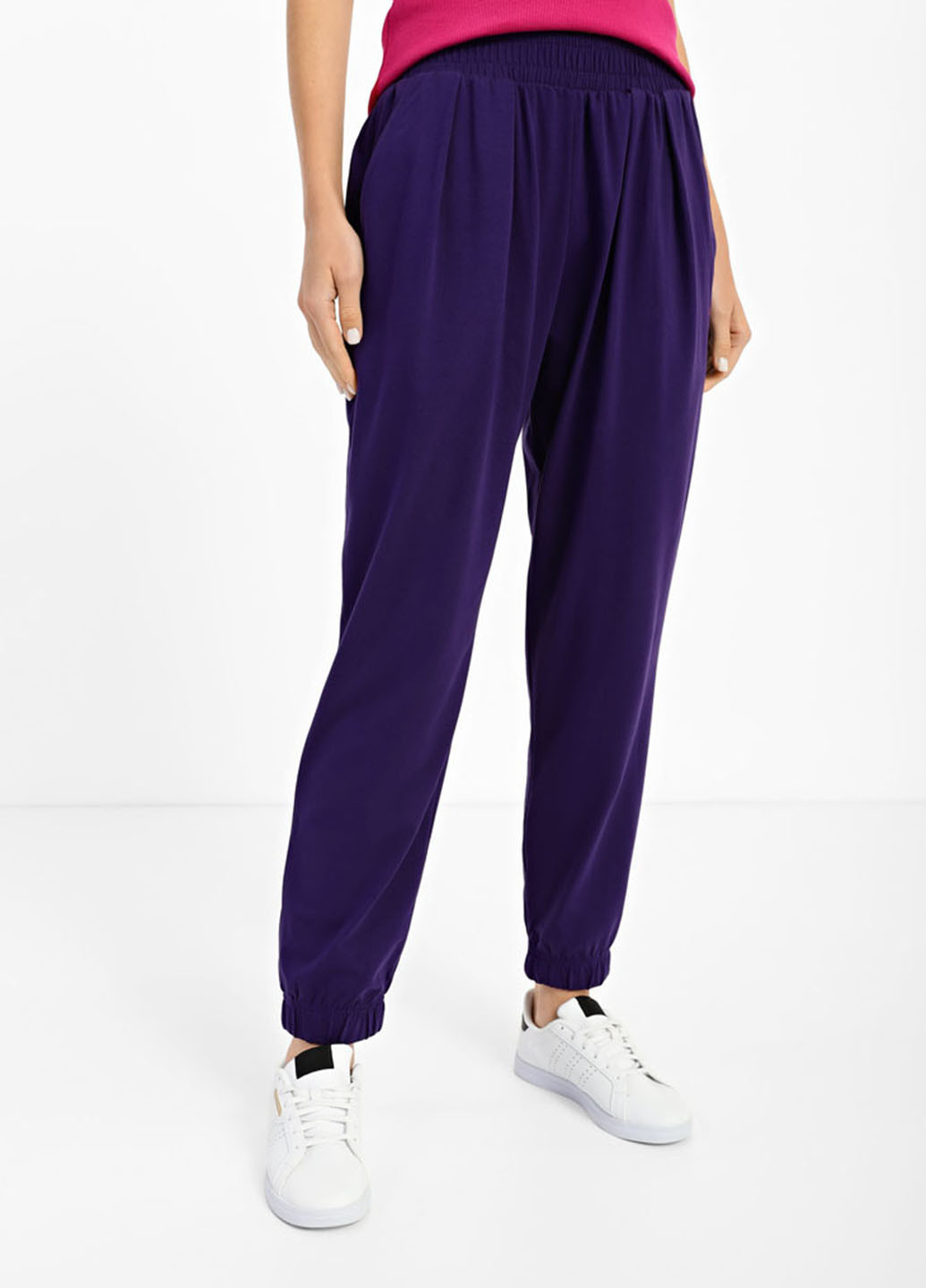 Фиолетовые кэжуал летние джоггеры брюки Promin