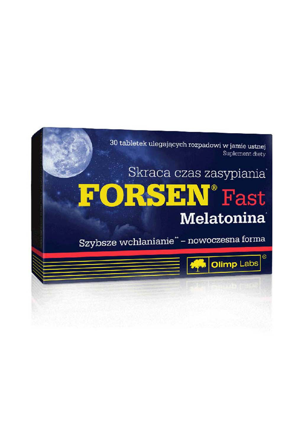 Мелатонін для спорту Forsen Fast Melatonina 30 Tabs Olimp Sport Nutrition (254514633)