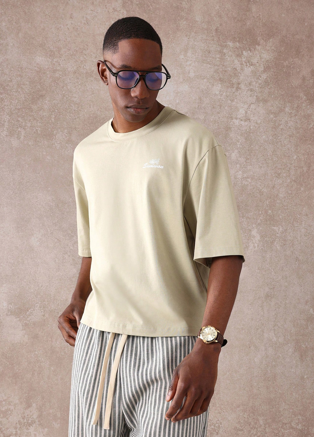 Светло-зеленая футболка SHEIN