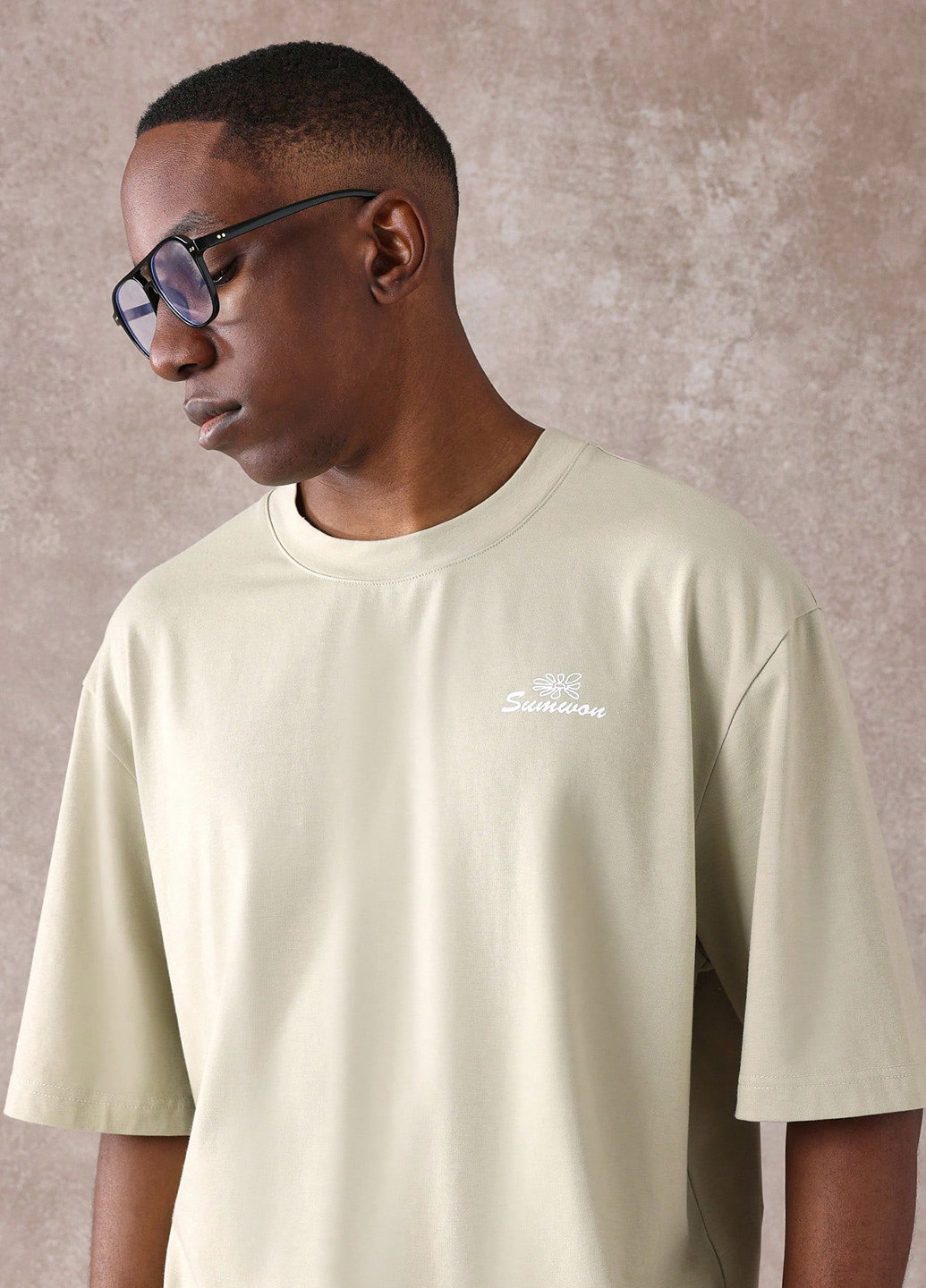 Светло-зеленая футболка SHEIN