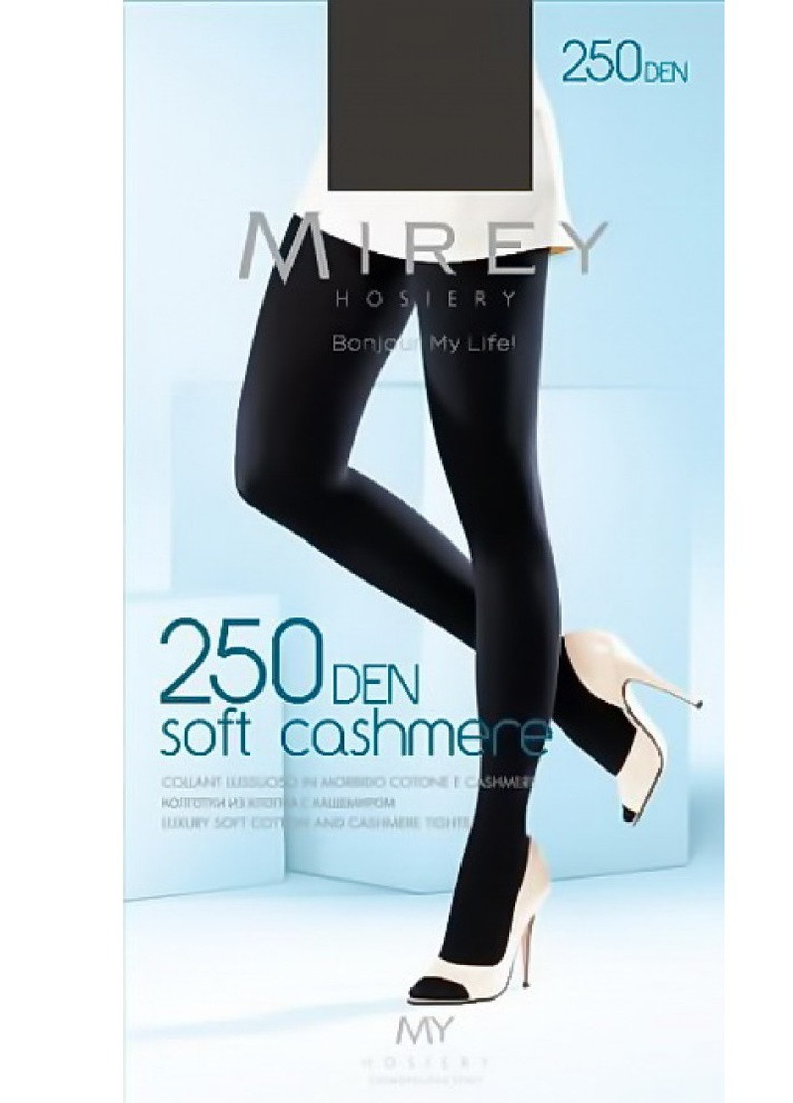 Колготки женские 250 ден (черный, 5) Mirey soft cashmere (211116167)
