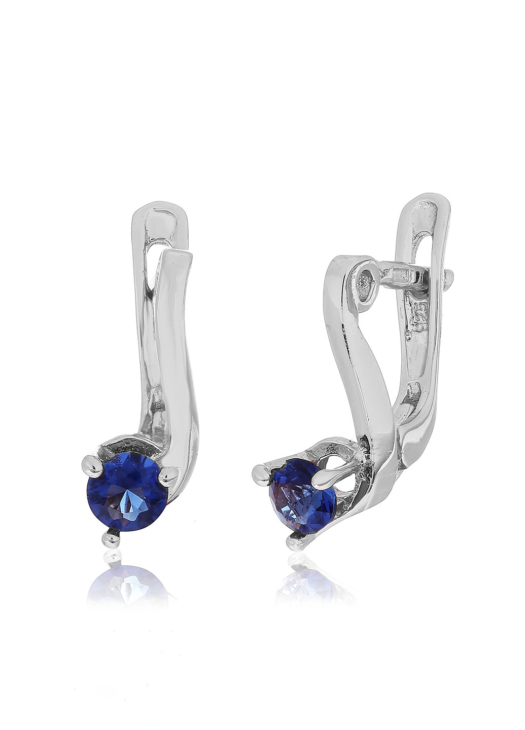 Срібні сережки з фіанітами с2фс / 091 Silvex925 (201169106)