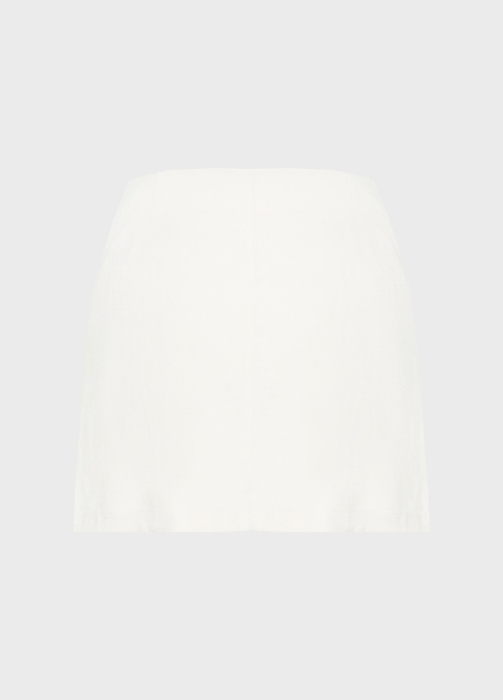 Светло-серая кэжуал однотонная юбка Calvin Klein Jeans а-силуэта (трапеция)