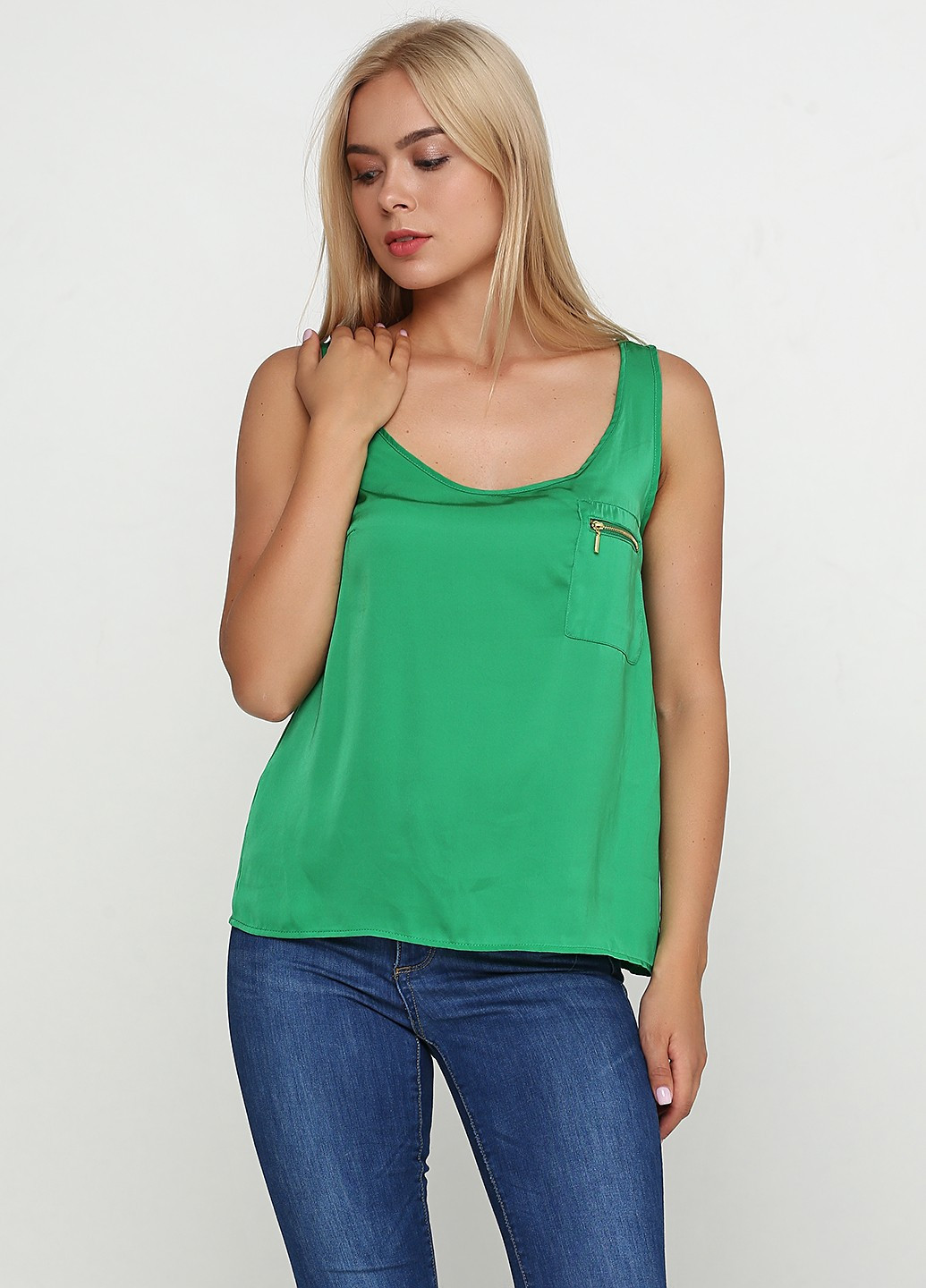 Зелена літня блуза Red Label