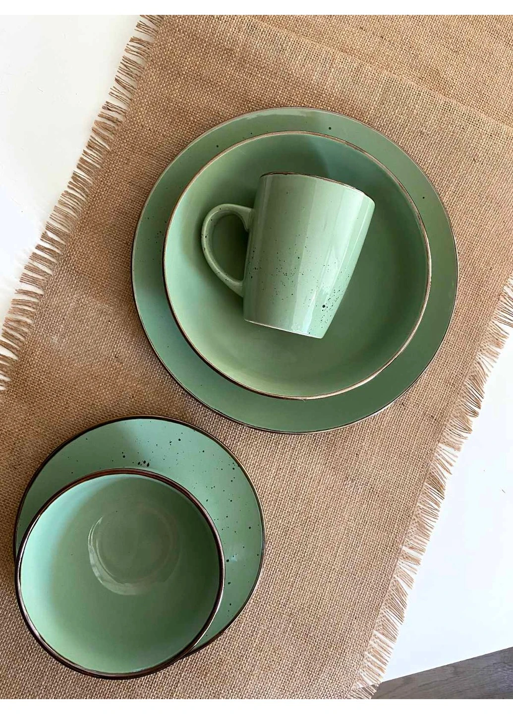 Столовий сервіз Bagheria Pastel Green Ardesto (254453742)