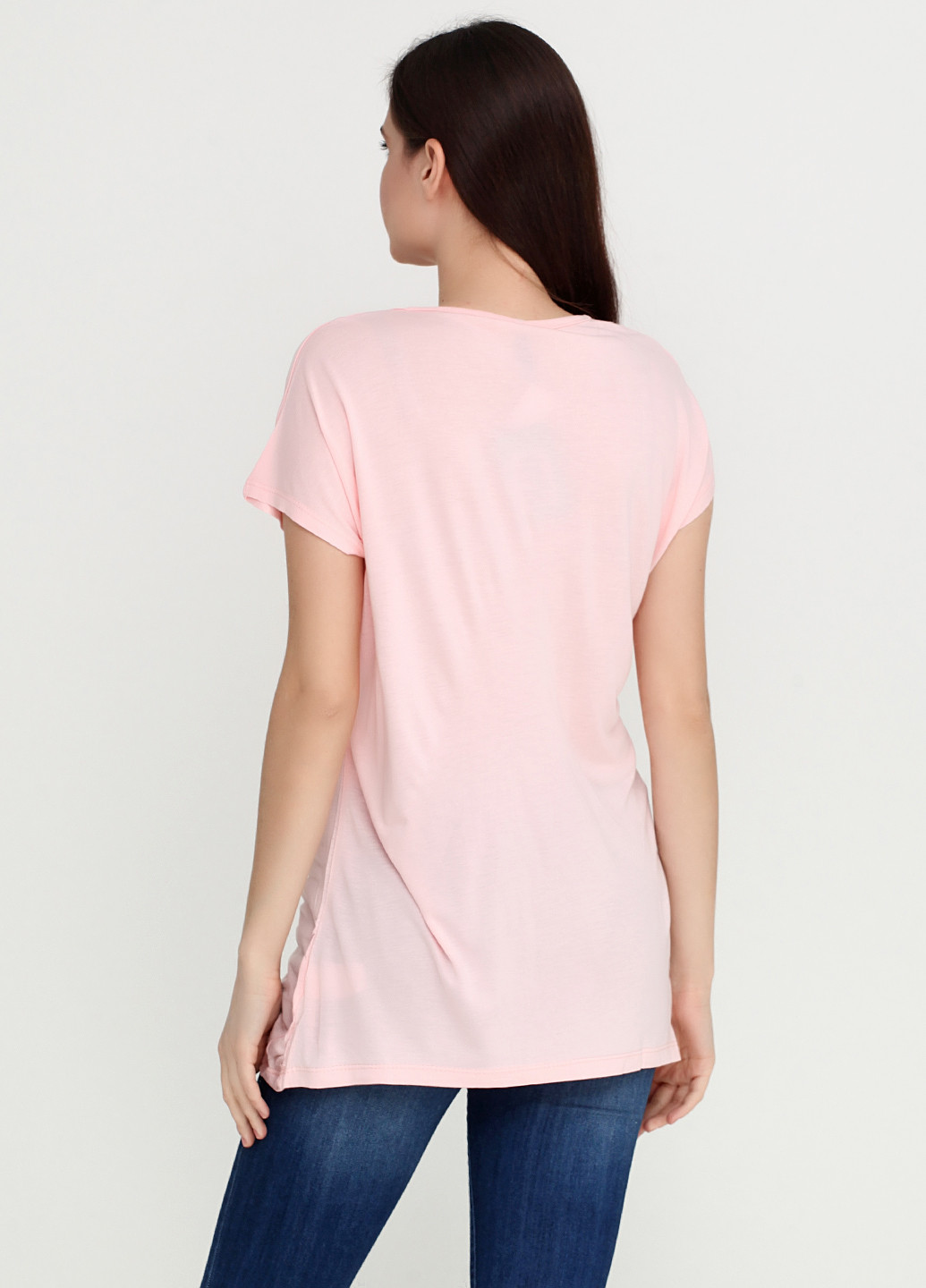 Світло-рожева літня футболка Bir Kim