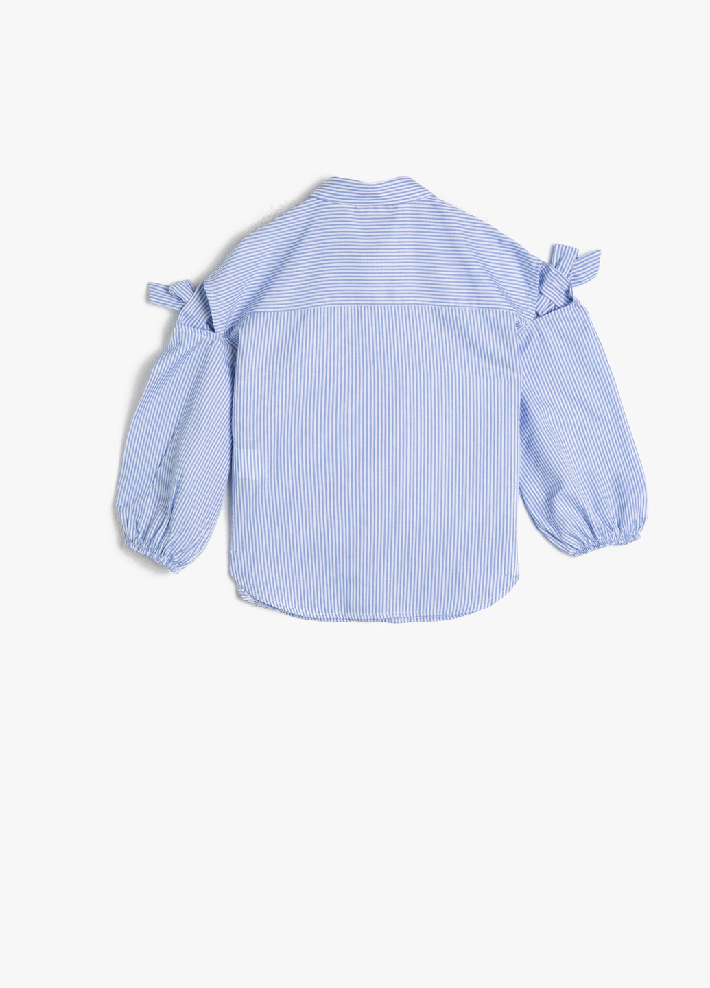 Блуза KOTON смужка блакитна кежуал бавовна