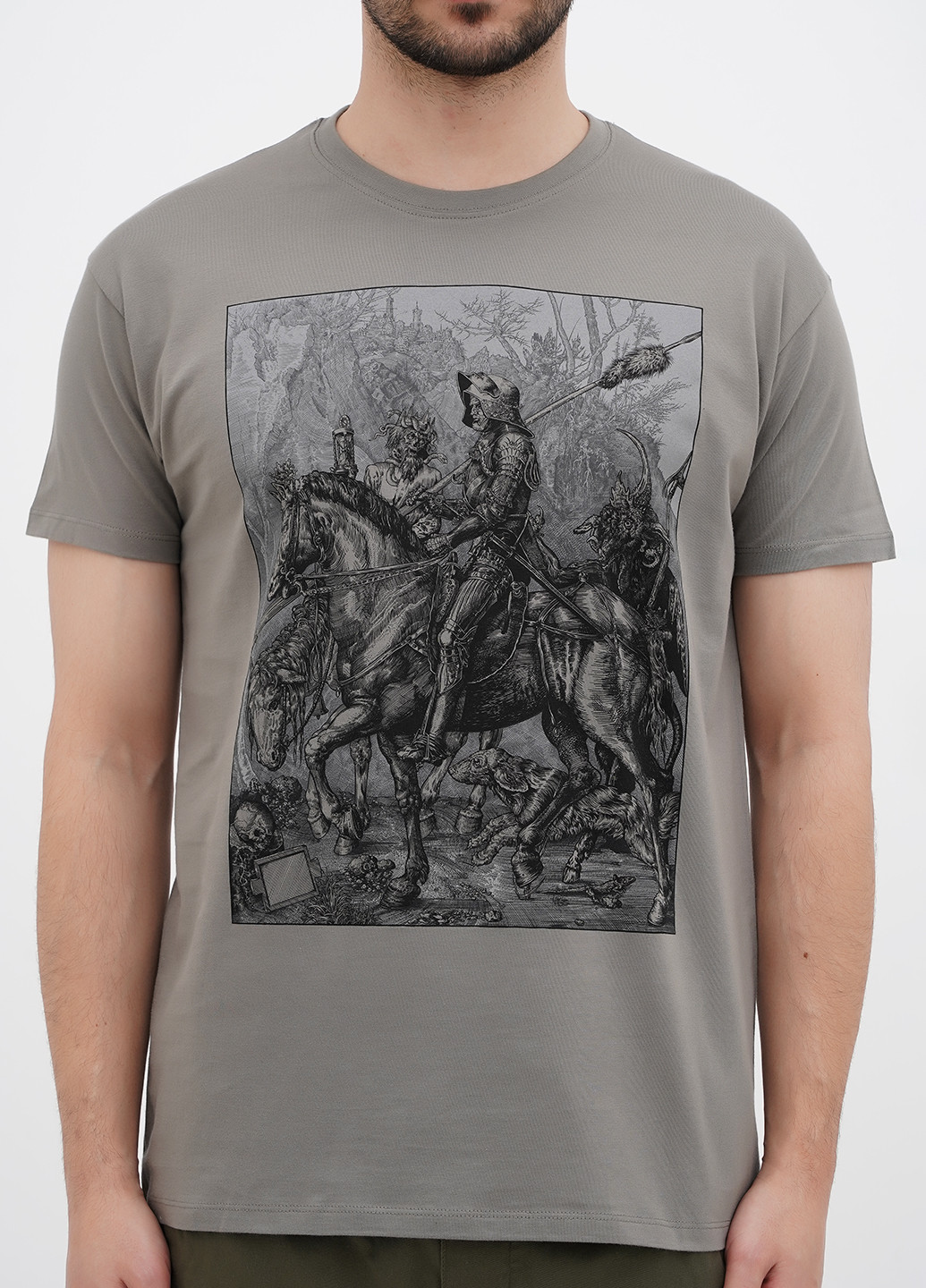 Сіро-зелена футболка Sol's