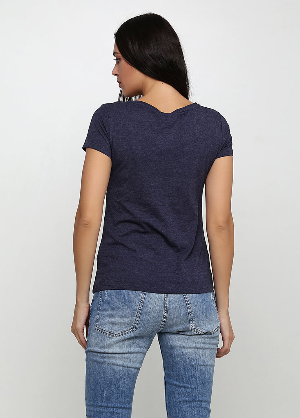 Синяя летняя футболка H&M